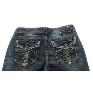 Miss Me Jeans Women's Size 32 Bootcut Cross Pockets